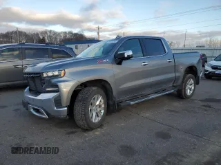 2020 Chevrolet Silverado 1500 LTZ with VIN 1GCUYGEL3LZ259149, listed as a Copart auction lot 86646244 with 84,499 mi miles and Salvage Title. Bid and sale history available at DreamBid. Image 1.