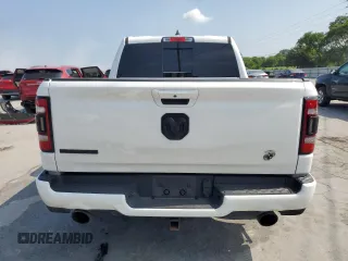 2021 Ram 1500 Lone Star with VIN 1C6RREFT0MN629091, listed as a Copart auction lot 62813465 with 74,154 mi miles and Salvage title. Bid and sale history available at DreamBid. Image 6.