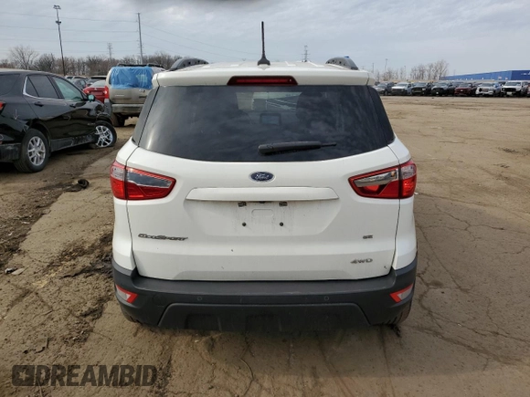 2018 Ford EcoSport SE with VIN MAJ6P1UL9JC238189, listed as a Copart auction lot 49892735 with 73,143 mi miles and Salvage Title. Bid and sale history available at carsss.com. Image 6.