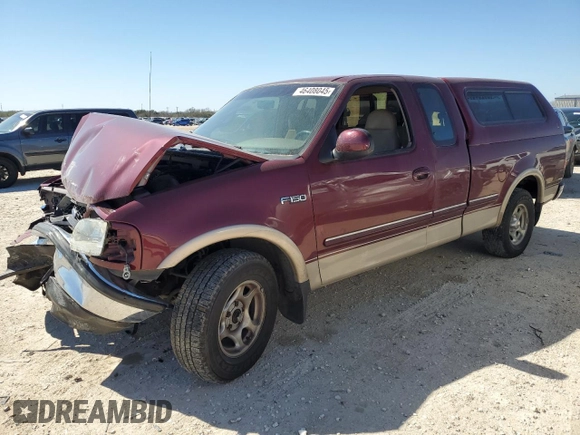 1997 Ford F-150 with VIN 1FTDX1761VNB06772, listed as a Copart auction lot 46408045 with 97,371 mi miles and Salvage title. Bid and sale history available at DreamBid. Image 1.