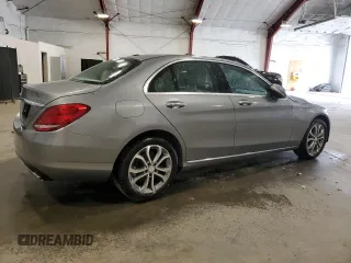 2015 Mercedes-Benz C-Class C 300 Luxury with VIN 55SWF4KB8FU070286, listed as a Copart auction lot 52792235 with 75,130 mi miles and Salvage Title. Bid and sale history available at carsss.com. Image 3.