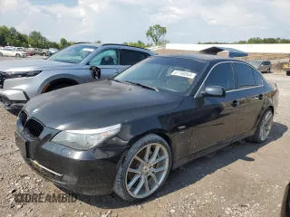2010 BMW 5 Series 535i xDrive with VIN WBANV9C58AC138689, listed as a Copart auction lot 44629715 with 184,578 mi miles and Clean Title. Bid and sale history available at carsss.com. Image 1.