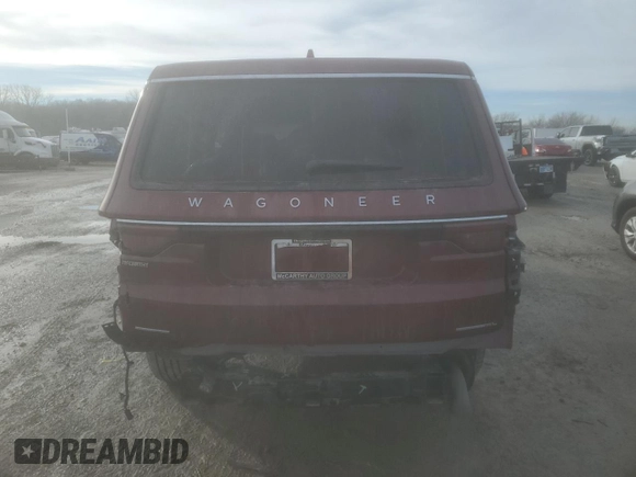 2023 Jeep Wagoneer Series II с VIN 1C4SJSBP8PS543932, выставлен на аукционе Copart как лот 43590285 с пробегом 26 736 миль миль и Списание • Salvage title. История ставок и продаж доступна на DreamBid. Изображение 6.