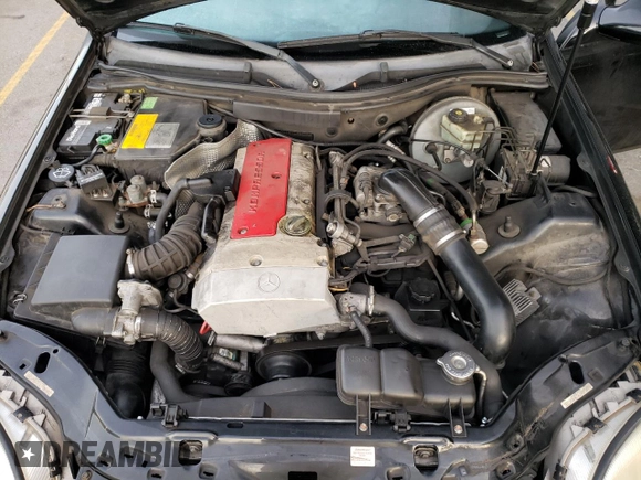 1998 Mercedes-Benz SLK 230/320 with VIN WDBKK47F5WF021225, listed as a Copart auction lot 78229924 with 134,482 mi miles and Salvage Title. Bid and sale history available at DreamBid. Image 11.