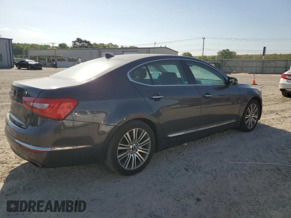 2014 Kia Cadenza Premium z VIN KNALN4D7XE5134065, wystawiony jako Copart lot #53202315 z przebiegiem 135 282 mil mil oraz Czysty tytuł • Clean title. Historia ofert i sprzedaży dostępna na DreamBid. Obrazek 3.