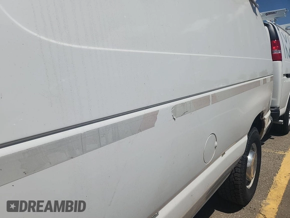 2007 Ford Econoline Cargo Commercial with VIN 1FTNE24LX7DA43965, listed as a IAAI auction lot 42575785 with 158,035 mi miles and . Bid and sale history available at DreamBid. Image 1.