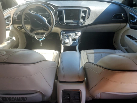 2015 Chrysler 200 C with VIN 1C3CCCCB0FN560538, listed as a Copart auction lot 45166515 with 62,617 mi miles and Salvage Title. Bid and sale history available at carsss.com. Image 8.