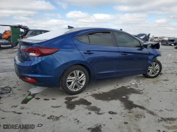 2020 Hyundai Elantra SEL with VIN 5NPD84LF7LH631742, listed as a Copart auction lot 45944915 with 85,106 mi miles and Salvage Title. Bid and sale history available at carsss.com. Image 3.