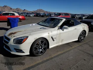 2015 Mercedes-Benz SL-Class SL 550 with VIN WDDJK7DA9FF033102, listed as a Copart auction lot 87825645 with 28,282 mi miles and Salvage Title. Bid and sale history available at carsss.com. Image 1.