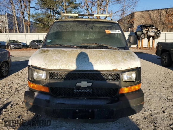 2011 Chevrolet Express Cargo with VIN 1GCWGFCA1B1107309, listed as a Copart auction lot 83418554 with Not provided miles and Clean title. Bid and sale history available at DreamBid. Image 5.