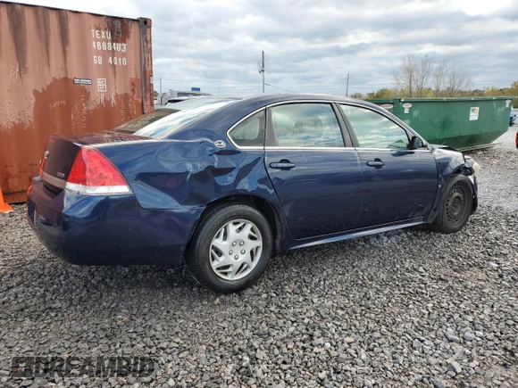 2009 Chevrolet Impala LS with VIN 2G1WB57K791312772, listed as a Copart auction lot 80961134 with 155,994 mi miles and Salvage Title. Bid and sale history available at DreamBid. Image 3.