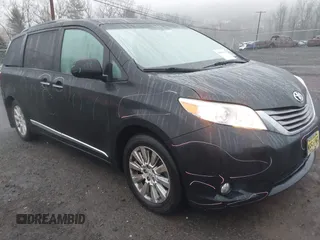 2015 Toyota Sienna Ltd with VIN 5TDDK3DC9FS124680, listed as a IAAI auction lot 41064112 with 46,876 mi miles. Bid and sale history available at carsss.com. Image 1.