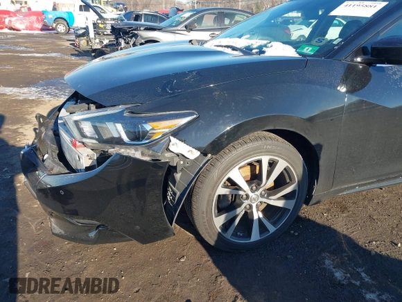 2018 Nissan Maxima SV with VIN 1N4AA6AP5JC374240, listed as a IAAI auction lot 41195881 with 112,475 mi miles and . Bid and sale history available at DreamBid. Image 19.