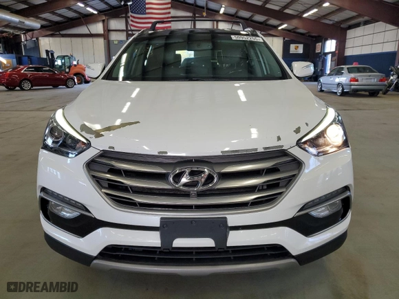 2018 Hyundai Santa Fe Sport 2.4L with VIN 5NMZUDLB3JH075101, listed as a Copart auction lot 50952255 with NaN miles and Clean Title. Bid and sale history available at carsss.com. Image 5.