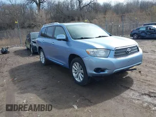 2008 Toyota Highlander Hybrid with VIN JTEEW41A982003915, listed as a IAAI auction lot 41757415 with 256,996 mi miles. Bid and sale history available at carsss.com. Image 1.
