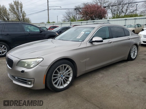 2013 BMW 7 Series 750Li xDrive with VIN WBAYF8C55DDE59031, listed as a Copart auction lot 52822935 with 152,284 mi miles and Clean Title. Bid and sale history available at carsss.com. Image 1.