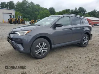 2017 Toyota RAV4 LE with VIN JTMBFREV8HJ138052, listed as a Copart auction lot 61393655 with 49,785 mi miles and Salvage title. Bid and sale history available at DreamBid. Image 1.