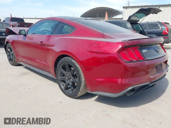 2018 Ford Mustang EcoBoost z VIN 1FA6P8TH2J5137943, wystawiony jako IAAI lot #41782395 z przebiegiem 148 809 mil mil oraz . Historia ofert i sprzedaży dostępna na DreamBid. Obrazek 3.
