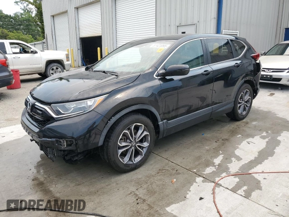 2020 Honda CR-V EX with VIN 2HKRW1H53LH413212, listed as a Copart auction lot 57423095 with 143,553 mi miles and Salvage title. Bid and sale history available at DreamBid. Image 1.