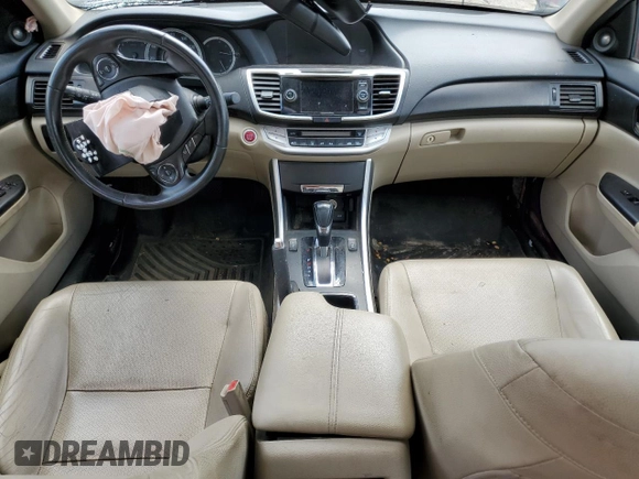 2015 Honda Accord EX-L with VIN 1HGCR2F80FA188373, listed as a Copart auction lot 55404475 with 130,961 mi miles and Salvage title. Bid and sale history available at DreamBid. Image 8.