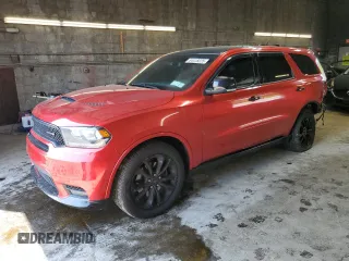 2019 Dodge Durango R/T z VIN 1C4SDJCTXKC647791, wystawiony jako Copart lot #64418225 z przebiegiem 93 696 mil mil oraz Szkoda całkowita • Salvage title. Historia ofert i sprzedaży dostępna na DreamBid. Obrazek 1.