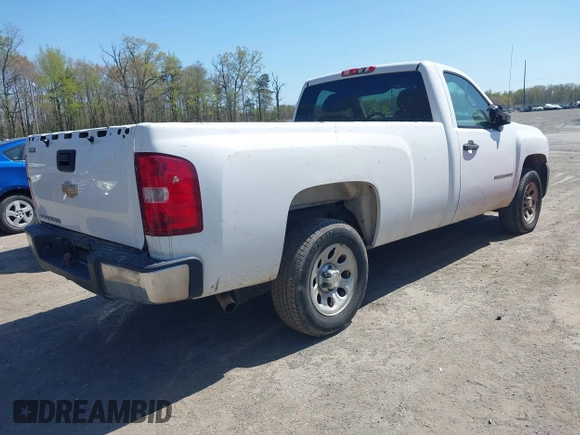 2008 Chevrolet Silverado 1500 Work Truck with VIN 1GCEC14X58Z191111, listed as a IAAI auction lot 42063933 with 198,756 mi miles. Bid and sale history available at carsss.com. Image 4.