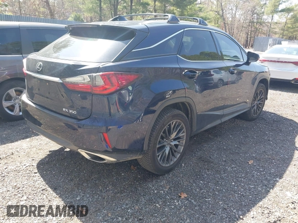 2016 Lexus RX 350 F Sport with VIN 2T2BZMCA6GC049712, listed as a IAAI auction lot 41944457 with 74,365 mi miles. Bid and sale history available at carsss.com. Image 4.