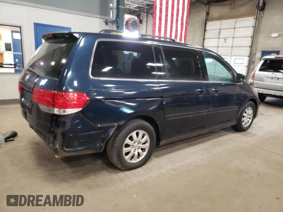 2010 Honda Odyssey EX with VIN 5FNRL3H44AB040916, listed as a Copart auction lot 55100895 with 197,447 mi miles and Clean Title. Bid and sale history available at carsss.com. Image 3.