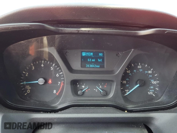 2016 Ford Transit XL with VIN 1FMZK1ZM3GKB03680, listed as a Copart auction lot 55422675 with 313,043 mi miles and Salvage Title. Bid and sale history available at carsss.com. Image 9.