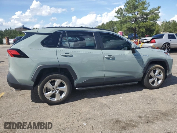 2021 Toyota RAV4 Hybrid LE with VIN 4T3B6RFVXMU055068, listed as a Copart auction lot 56575935 with 41,058 mi miles and Salvage title. Bid and sale history available at DreamBid. Image 3.