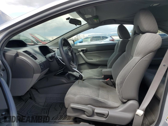 2009 Honda Civic Cpe LX with VIN 2HGFG12629H512043, listed as a Copart auction lot 52308725 with 134,645 mi miles and Salvage Title. Bid and sale history available at carsss.com. Image 7.