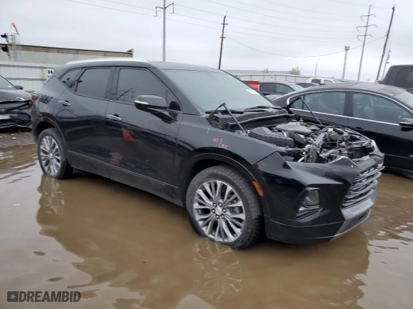 2019 Chevrolet Blazer Premier with VIN 3GNKBFRS1KS660139, listed as a Copart auction lot 81121774 with 68,302 mi miles and Salvage Title. Bid and sale history available at carsss.com. Image 4.