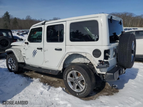 2022 Jeep Wrangler Unlimited Sahara with VIN 1C4HJXEG9NW104845, listed as a Copart auction lot 42417745 with 99,798 mi miles and Salvage Title. Bid and sale history available at carsss.com. Image 2.
