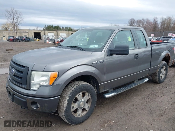 2010 Ford F-150 XL with VIN 1FTEX1E82AFA32002, listed as a IAAI auction lot 41874430 with 264,658 mi miles. Bid and sale history available at carsss.com. Image 2.
