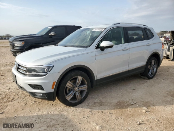 2018 Volkswagen Tiguan SEL Premium with VIN 3VV5B7AX6JM156841, listed as a Copart auction lot 88138225 with 93,460 mi miles and Salvage Title. Bid and sale history available at carsss.com. Image 1.