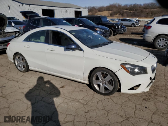 2016 Mercedes-Benz CLA with VIN WDDSJ4GB9GN351660, listed as a Copart auction lot 54864735 with 126,572 mi miles and Clean Title. Bid and sale history available at carsss.com. Image 4.