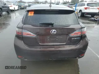 2012 Lexus CT 200h with VIN JTHKD5BH5C2058870, listed as a Copart auction lot 44373015 with 161,157 mi miles and Salvage Title. Bid and sale history available at carsss.com. Image 6.