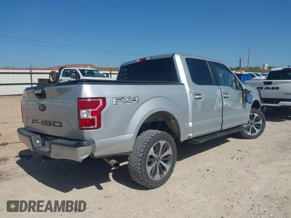 2019 Ford F-150 XL with VIN 1FTEW1E50KKF27106, listed as a IAAI auction lot 41997829 with 88,187 mi miles and . Bid and sale history available at DreamBid. Image 4.