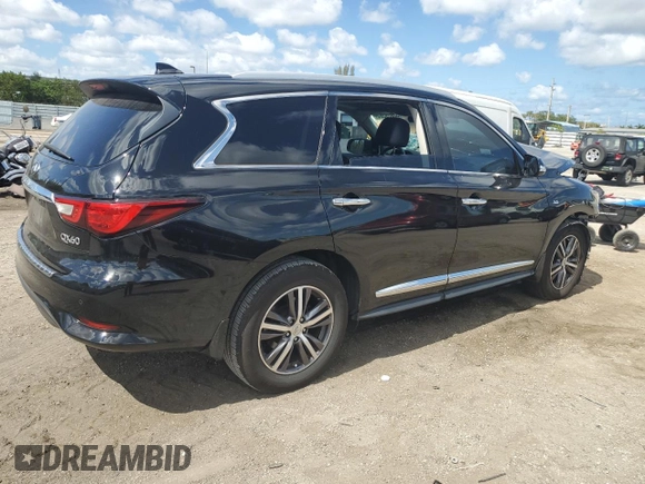 2018 Infiniti QX60 with VIN 5N1DL0MN7JC511067, listed as a Copart auction lot 52675264 with Not Provided miles and Non Repairable. Bid and sale history available at carsss.com. Image 3.