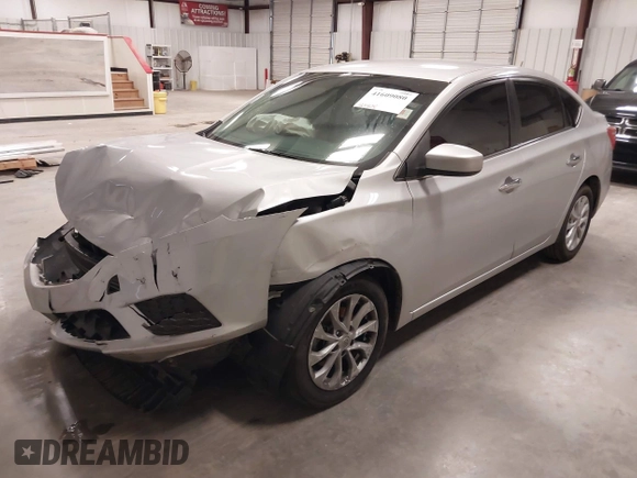 2019 Nissan Sentra SV with VIN 3N1AB7AP9KY427322, listed as a IAAI auction lot 41609080 with 125,408 mi miles and . Bid and sale history available at DreamBid. Image 2.