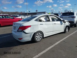 2015 Hyundai Accent GLS with VIN KMHCT4AE0FU926952, listed as a IAAI auction lot 41225280 with 51,148 mi miles and . Bid and sale history available at DreamBid. Image 4.