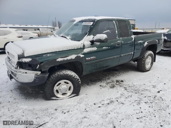 2000 Dodge Ram 2500 with VIN 1B7KF2369YJ151573, listed as a Copart auction lot 83984894 with 213,974 mi miles and Salvage Title. Bid and sale history available at carsss.com. Image 1.