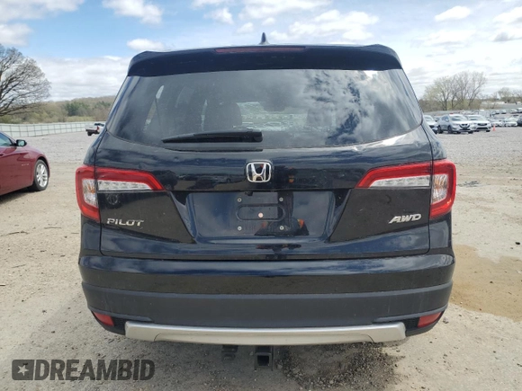 2021 Honda Pilot EX-L with VIN 5FNYF6H52MB100595, listed as a Copart auction lot 54910245 with 48,256 mi miles and Salvage Title. Bid and sale history available at DreamBid. Image 6.