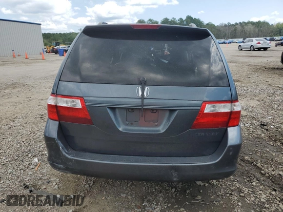 2005 Honda Odyssey EX-L with VIN 5FNRL38615B072116, listed as a Copart auction lot 67469284 with 0 mi miles and Salvage Title. Bid and sale history available at carsss.com. Image 6.