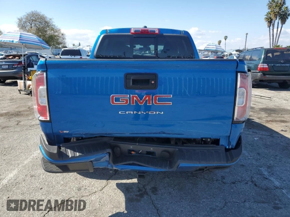 2022 GMC Canyon 2WD Elevation with VIN 1GTG5CEN9N1329626, listed as a Copart auction lot 44574085 with 27,315 mi miles and Salvage Title. Bid and sale history available at carsss.com. Image 6.