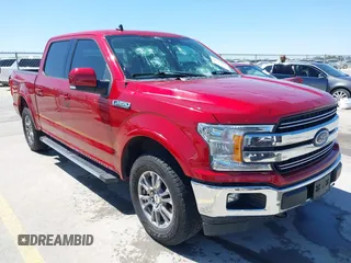 2020 Ford F-150 XL with VIN 1FTEW1EP3LKD60601, listed as a IAAI auction lot 41974475 with 100,861 mi miles and . Bid and sale history available at DreamBid. Image 1.