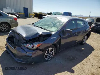 2017 Subaru Impreza with VIN 4S3GTAA60H3751818, listed as a Copart auction lot 49829885 with 87,449 mi miles and Salvage Title. Bid and sale history available at carsss.com. Image 1.