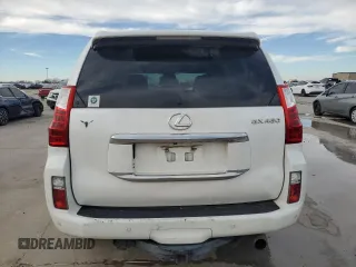 2011 Lexus GX 460 Premium with VIN JTJJM7FX9B5033023, listed as a Copart auction lot 43073455 with 247,472 mi miles and Salvage title. Bid and sale history available at DreamBid. Image 6.