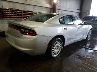 2018 Dodge Charger Police with VIN 2C3CDXKT1JH330040, listed as a Copart auction lot 43053615 with 116,523 mi miles and Salvage Title. Bid and sale history available at carsss.com. Image 3.