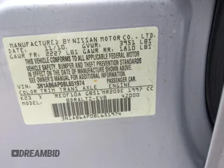 2011 Nissan Sentra SL with VIN 3N1AB6AP0BL651974, listed as a IAAI auction lot 42011960 with 147,896 mi miles and . Bid and sale history available at DreamBid. Image 9.
